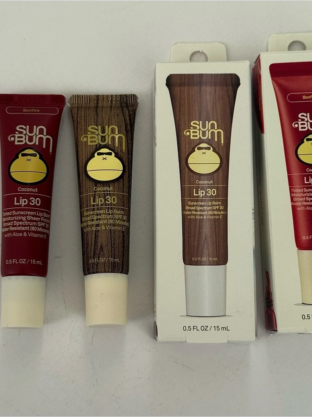 Set of 2. Sun Bum Moisturizing SPF 30 Sunscreen Lip Balms. 2 x 0.5 oz. NEW!